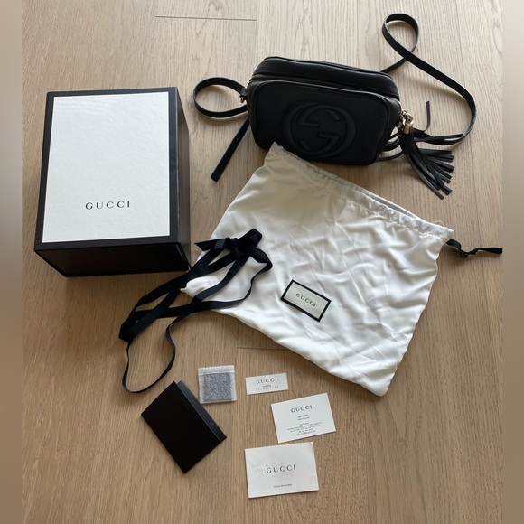 Gucci Handbags - Authentic Gucci Disco Soho bag in black